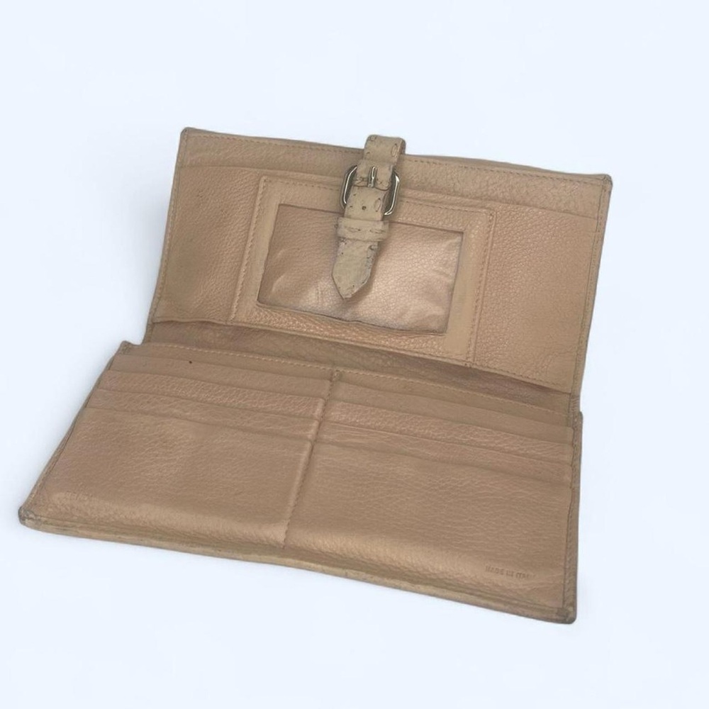Fendi Zucca Wallet Vintage Brown Canvas FF Logo Buckle Long Wallet - Picture 6 of 7